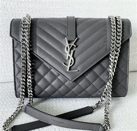 grey ysl purse|ysl black crossbody purse.